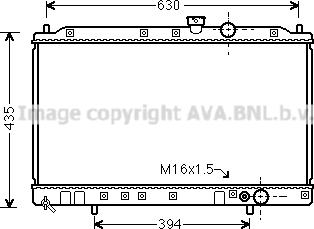 Prasco MT2064 - Radiator, engine cooling autospares.lv