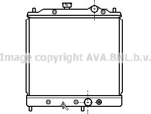 Prasco MT2068 - Radiator, engine cooling autospares.lv