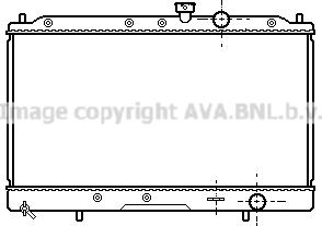 Prasco MT2086 - Radiator, engine cooling autospares.lv