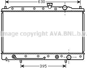 Prasco MT2087 - Radiator, engine cooling autospares.lv