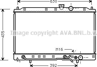 Prasco MT2078 - Radiator, engine cooling autospares.lv