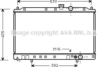 Prasco MT2077 - Radiator, engine cooling autospares.lv