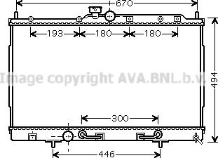 Prasco MT2197 - Radiator, engine cooling autospares.lv