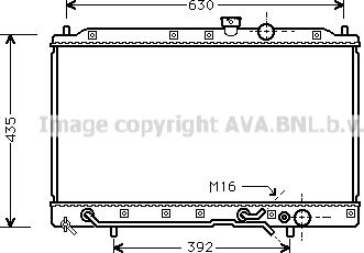 Prasco MT2148 - Radiator, engine cooling autospares.lv