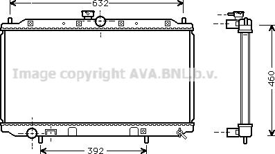 Prasco MT2111 - Radiator, engine cooling autospares.lv