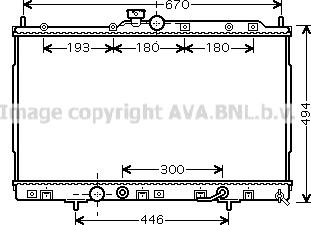 Prasco MT2185 - Radiator, engine cooling autospares.lv