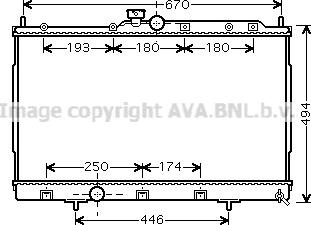 Prasco MT2183 - Radiator, engine cooling autospares.lv