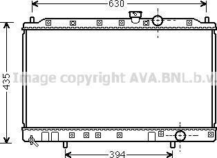 Prasco MT2237 - Radiator, engine cooling autospares.lv