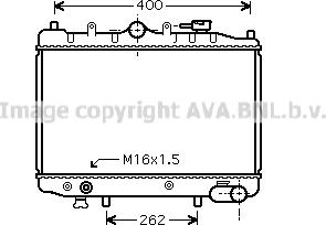 Prasco MZ2023 - Radiator, engine cooling autospares.lv