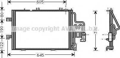 Prasco OL5307 - Condenser, air conditioning autospares.lv