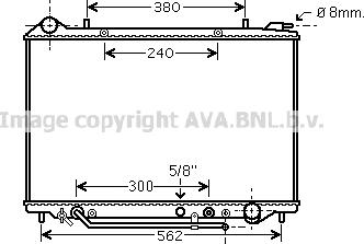 Prasco OL2405 - Radiator, engine cooling autospares.lv