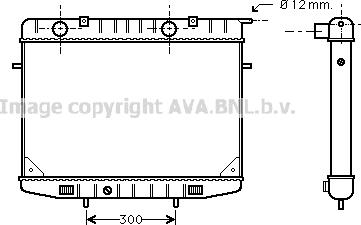 Prasco OL2188 - Radiator, engine cooling autospares.lv