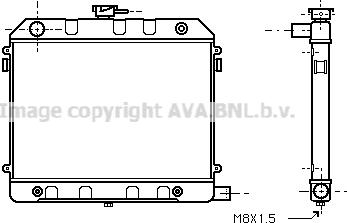 Prasco OL2131 - Radiator, engine cooling autospares.lv