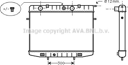 Prasco OL2175 - Radiator, engine cooling autospares.lv