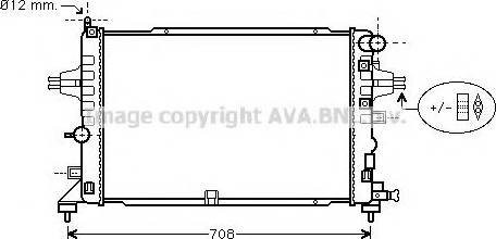 Prasco OL2381 - Radiator, engine cooling autospares.lv