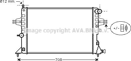 Prasco OL2296 - Radiator, engine cooling autospares.lv