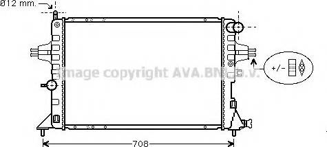 Prasco OL2293 - Radiator, engine cooling autospares.lv