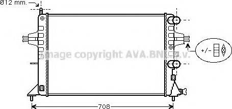 Prasco OL2255 - Radiator, engine cooling autospares.lv