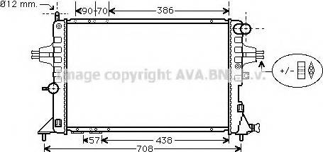 Prasco OL2252 - Radiator, engine cooling autospares.lv