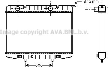 Prasco OL2214 - Radiator, engine cooling autospares.lv