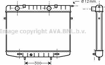 Prasco OL2213 - Radiator, engine cooling autospares.lv