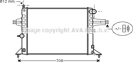 Prasco OL2272 - Radiator, engine cooling autospares.lv