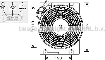 Prasco OL7508 - Fan, radiator autospares.lv