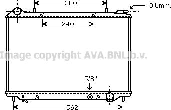 Prasco OLA2441 - Radiator, engine cooling autospares.lv