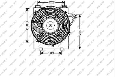 Prasco OP030F002 - Fan, radiator autospares.lv