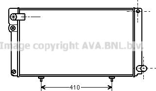 Prasco PE2042 - Radiator, engine cooling autospares.lv