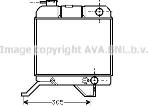 Prasco PE2011 - Radiator, engine cooling autospares.lv