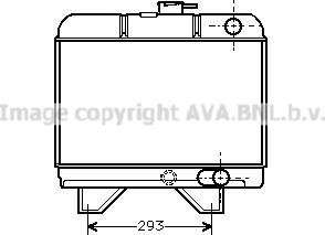 Prasco PE2018 - Radiator, engine cooling autospares.lv