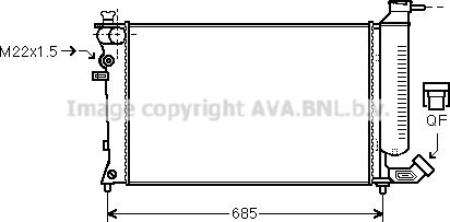 Prasco PEA2137 - Radiator, engine cooling autospares.lv