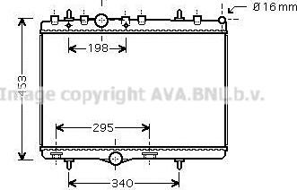 Prasco PEA2290 - Radiator, engine cooling autospares.lv