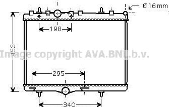 Prasco PEA2255 - Radiator, engine cooling autospares.lv