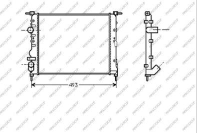 Prasco RN320R003 - Radiator, engine cooling autospares.lv