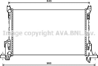 Prasco RT2623 - Radiator, engine cooling autospares.lv