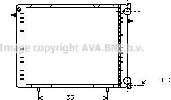 Prasco RT2045 - Radiator, engine cooling autospares.lv