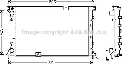 Prasco RT2313 - Radiator, engine cooling autospares.lv