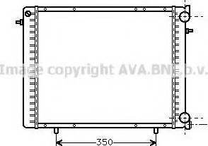 Prasco RTA2045 - Radiator, engine cooling autospares.lv