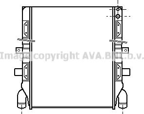 Prasco SC2004 - Radiator, engine cooling autospares.lv