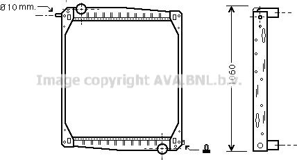 Prasco SC2012 - Radiator, engine cooling autospares.lv