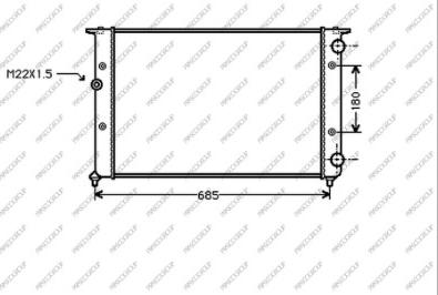 Prasco ST027R011 - Radiator, engine cooling autospares.lv