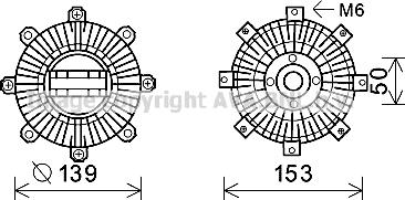 Prasco SZC124 - Clutch, radiator fan autospares.lv