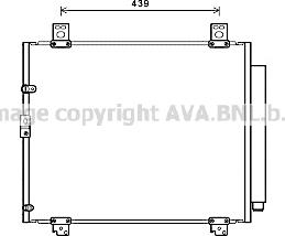 Prasco TO5680D - Condenser, air conditioning autospares.lv