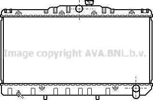 Prasco TO2034 - Radiator, engine cooling autospares.lv