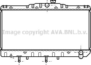 Prasco TO2035 - Radiator, engine cooling autospares.lv