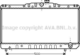 Prasco TO2029 - Radiator, engine cooling autospares.lv