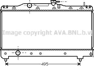 Prasco TO2141 - Radiator, engine cooling autospares.lv