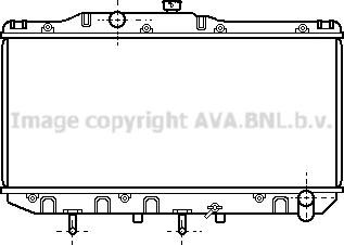 Prasco TO2112 - Radiator, engine cooling autospares.lv